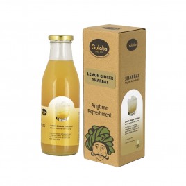 Gulabs Lemon Ginger Sharbat   Bottle  500 millilitre